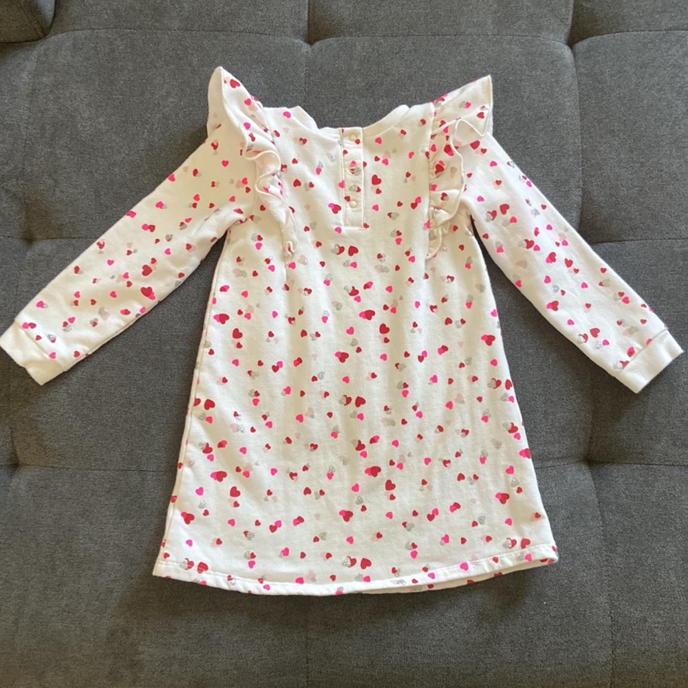 Tucker + Tate Long sleeve Heart Dress - Picture 2 of 5